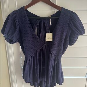Women's Navy Top